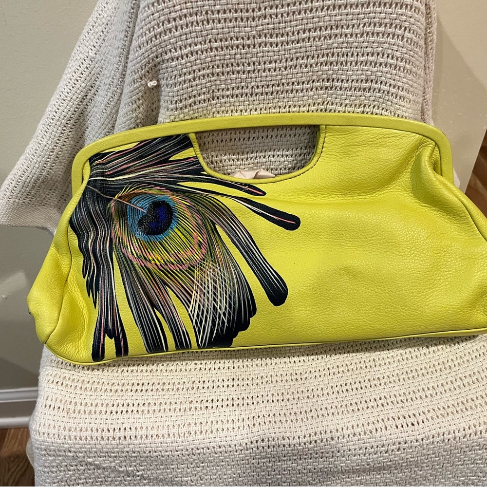 Clutch with Peacock design